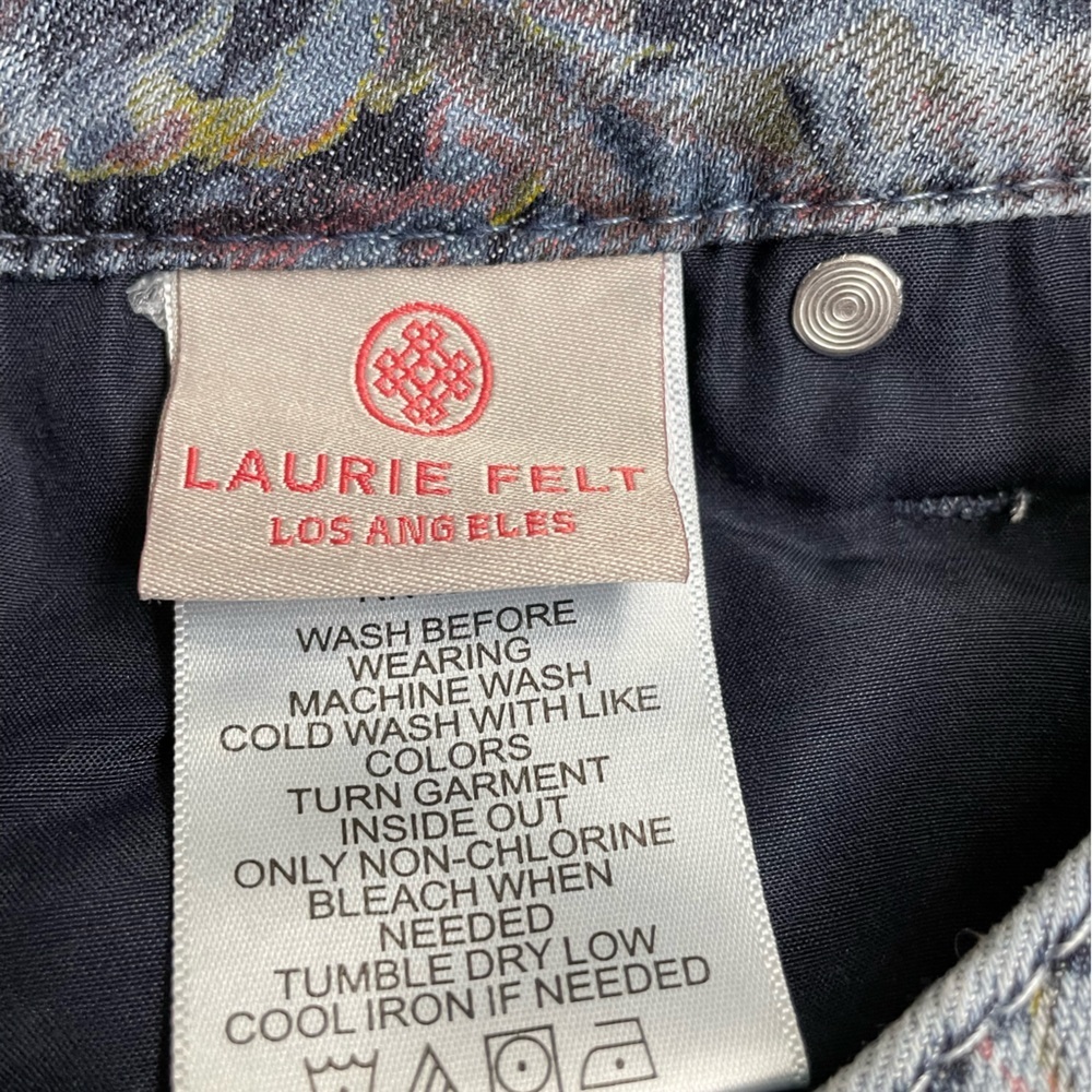 Laurie Felt Petite Floral Relaxed Straight Jeans Medium A4718210 - Picture 7 of 9
